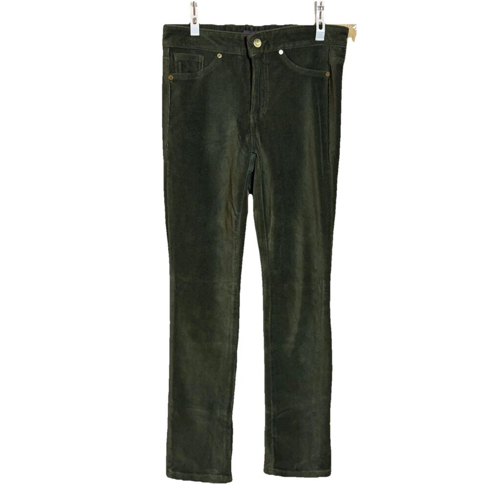 Women’s Corduroy Stretch Ankle Pants (Waist 28”) Fits Sz 2 Read
